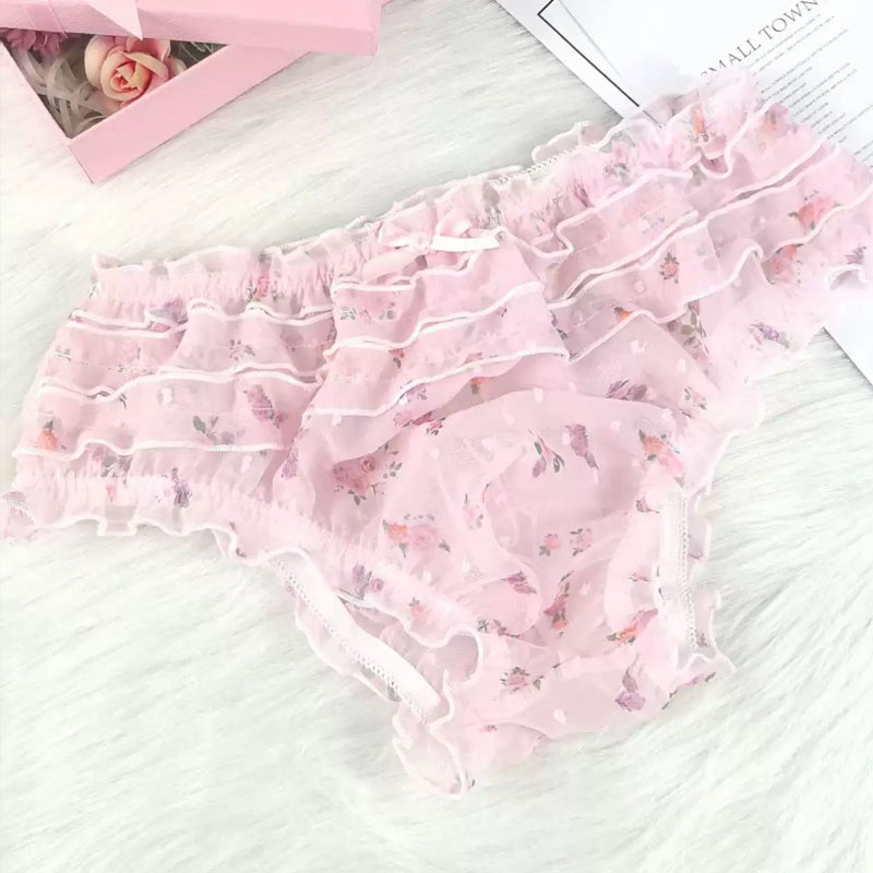 Boxer Brief Pack Cotton - Urocze, słodkie męskie majtki z szyfonu