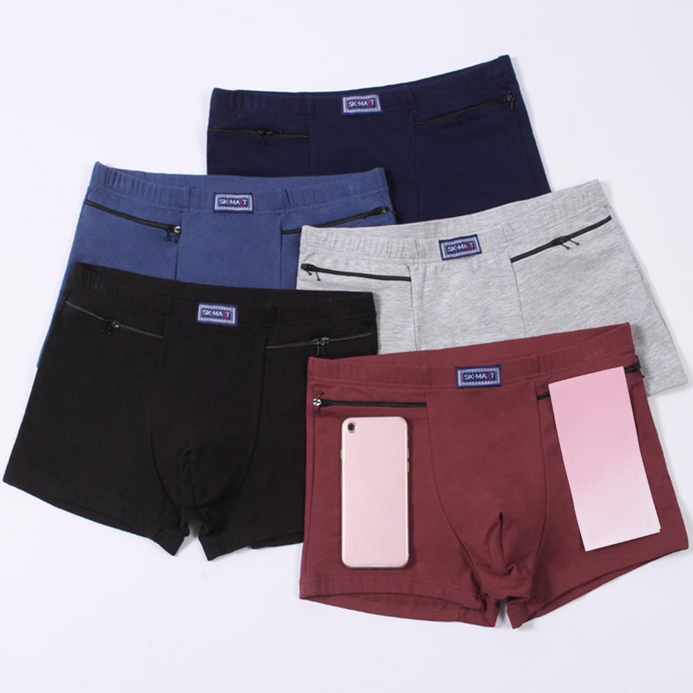 Męskie kieszenie bielizna majt – Boxer Brief Pack Cotton recenzja i cena